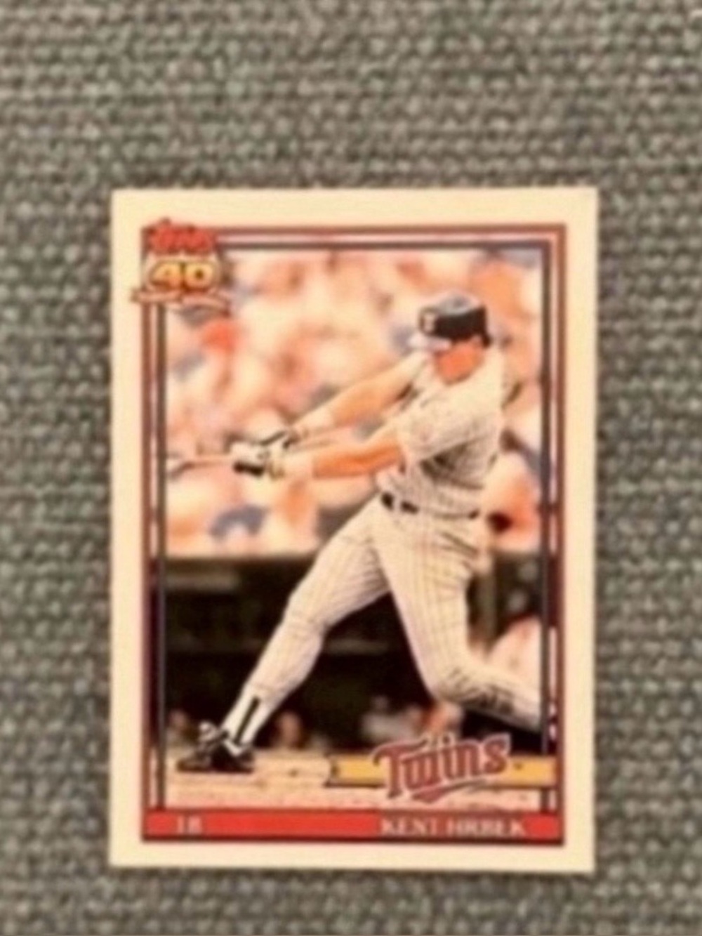 1990 Topps Minnesota Twins Baseball Card Trading Card